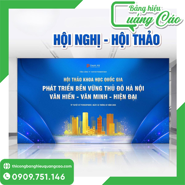30+ Mẫu Backdrop Hội Thảo - Hội Nghị Đẹp & Ấn Tượng