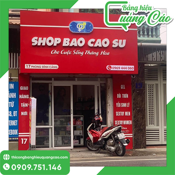30+ Mẫu Bảng Hiệu Bao Cao Su Đẹp, Thu Hút & Tinh Tế