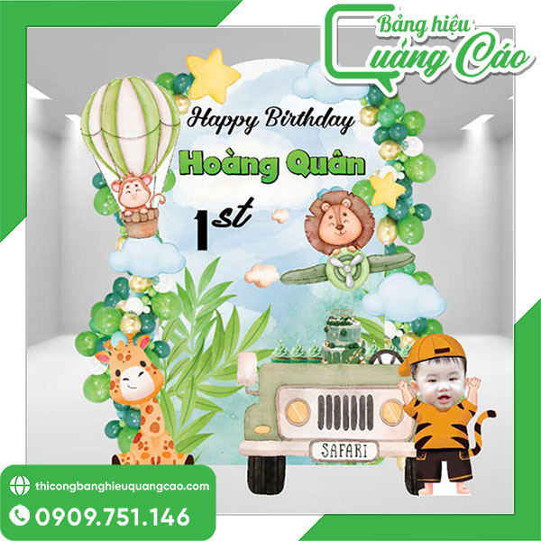 45+ Mẫu Backdrop Sinh Nhật Đẹp, Sang Trọng & Độc Đáo
