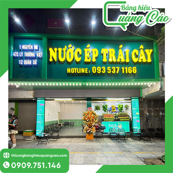 25+ Mẫu Bảng Hiệu Nước Ép, Sinh Tố Đẹp, Giá Rẻ Và Hút Khách