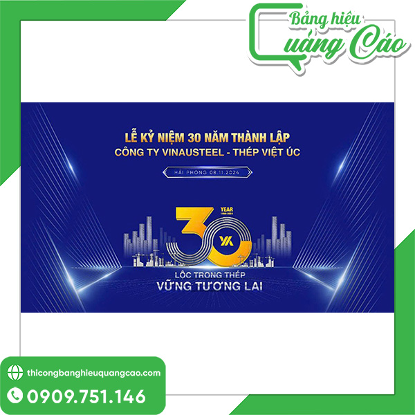 25+ Mẫu Backdrop Kỷ Niệm Thành Lập Công Ty Sang Trọng & Ấn Tượng