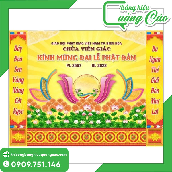 20+ Mẫu Backdrop Phật Đản (Vesak) Đẹp, Trang Trọng