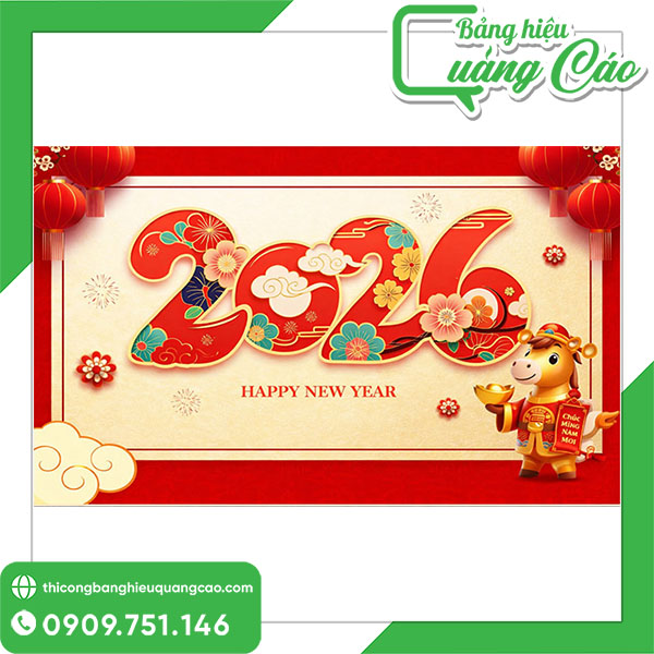 50+ Mẫu Thiết Kế Background, Backdrop Tết 2026 Đẹp, Thu Hút Tài Lộc