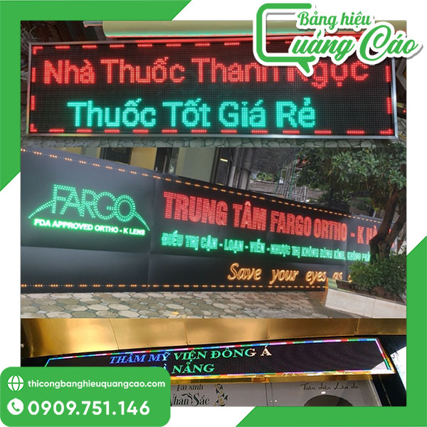 Báo Giá Hộp Đèn LED Chạy Chữ (LED Ma Trận) TPHCM