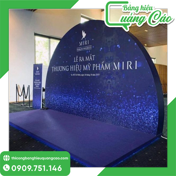 20+ Mẫu Backdrop Lễ Ra Mắt Sản Phẩm, Dự Án Đẹp, Nổi Bật